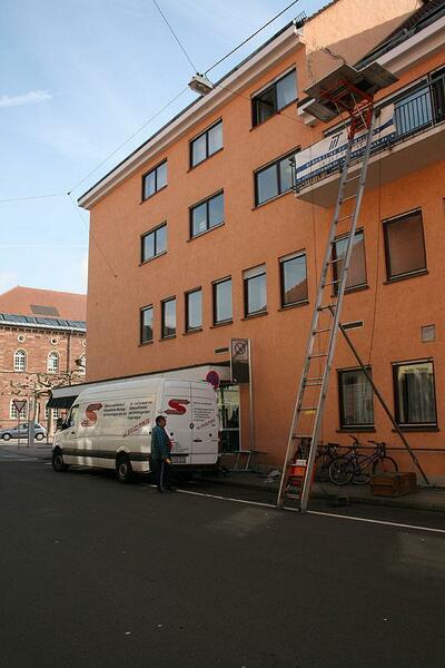 Setzer Umzüge bei der Arbeit