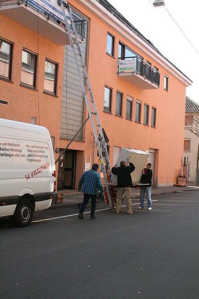 Setzer Umzüge bei der Arbeit