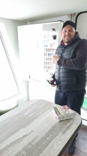 Mitarbeiter auf der Fähre