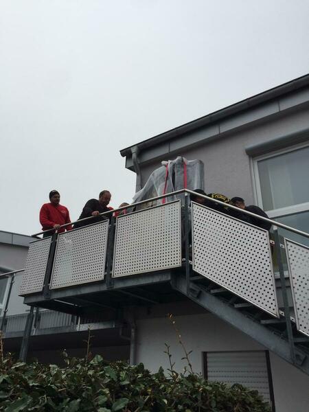 Umzug eines Klaviers