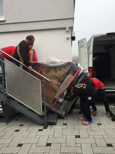 Umzug eines Klaviers
