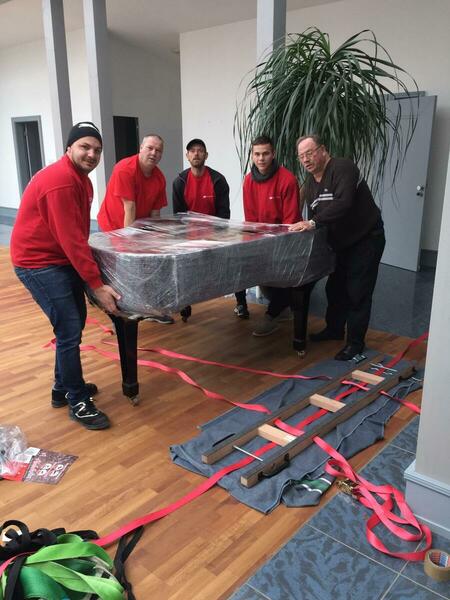 Umzug eines Klaviers