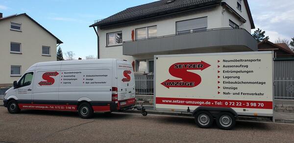 Unser Sprinter mit Anhänger